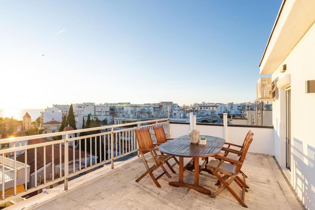 Apartament Sea View Sunset Penthouse Saloniki Zewnętrze zdjęcie