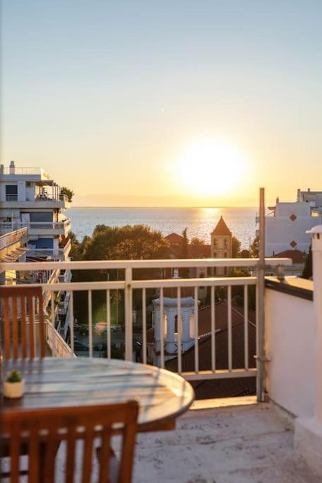 Apartament Sea View Sunset Penthouse Saloniki Zewnętrze zdjęcie